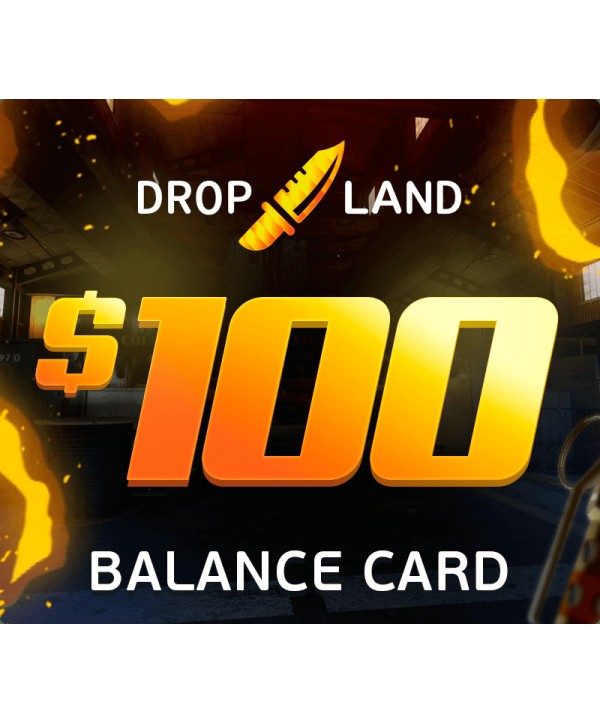 Dropland.net 100 USD Wallet Card Key GLOBAL
